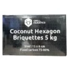 Grill Fanatics Coconut Hexagon Briketten Tubes 5 Kg