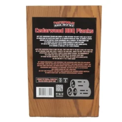 Vuur&Rook Cedar Rookplank 15 Cm 3 Stuks