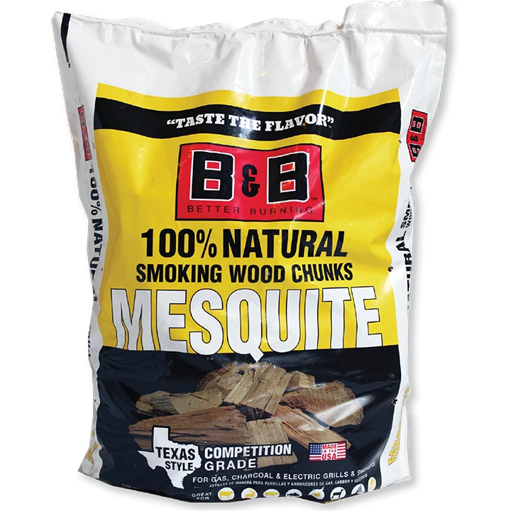 B&B Mesquite Chunks 9 Liter 1 B&B Mesquite Chunks 9 Liter