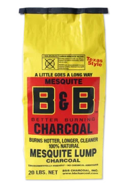 B&B Mesquite Lump Charcoal 9 Kg