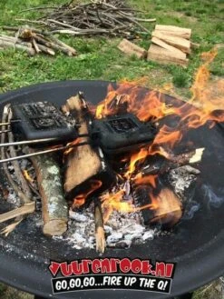 Rome Pie Iron Round Jaffle Iron (Tosti Ijzer) -Bbq Gerelateerd Winkel image 1418