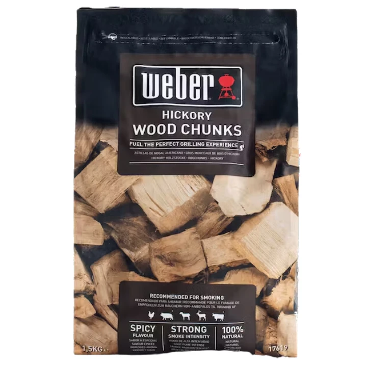 Weber Hickory Chunks 1,5 Kg 1 Weber Hickory Chunks 1,5 Kg