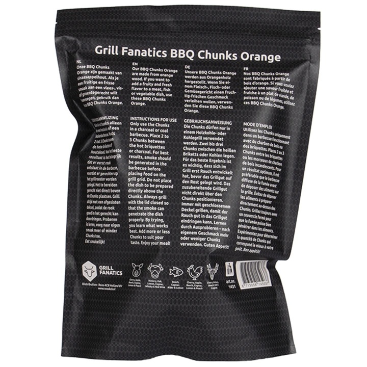 Grill Fanatics BBQ Orange Chunks 1 Kg 2 Grill Fanatics BBQ Orange Chunks 1 Kg - Afbeelding 2