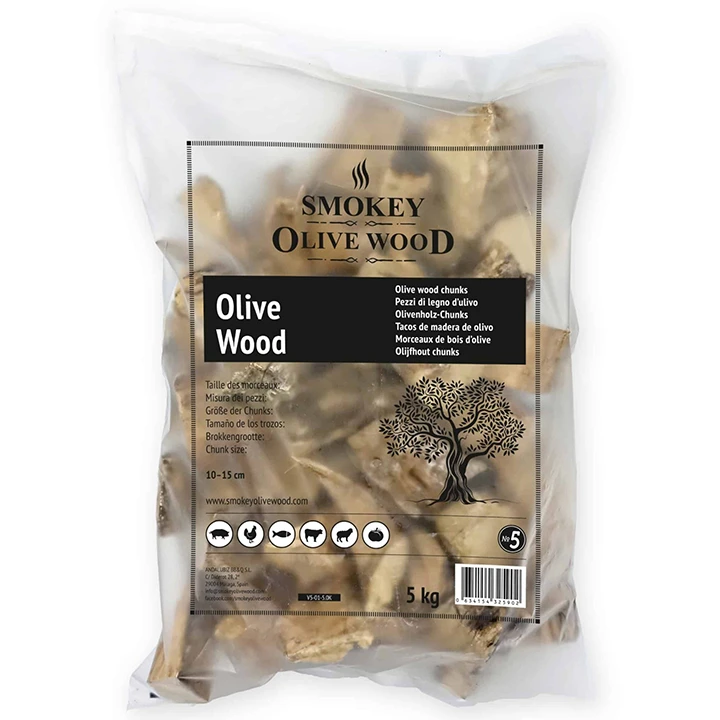 Smokey Olive Wood Olijf Chunks 1,5 Kg 1 Smokey Olive Wood Olijf Chunks 1,5 Kg