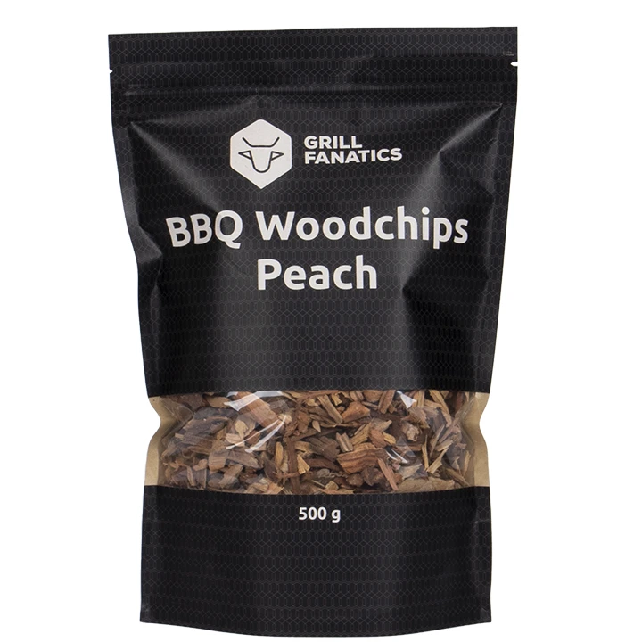 Grill Fanatics BBQ Wood Chips Peach 500 Gram 1 Grill Fanatics BBQ Wood Chips Peach 500 Gram