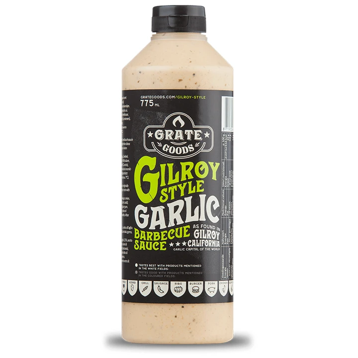 Grate Goods Gilroy Garlic Barbecue Sauce 265 Ml 1 Grate Goods Gilroy Garlic Barbecue Sauce 265 Ml
