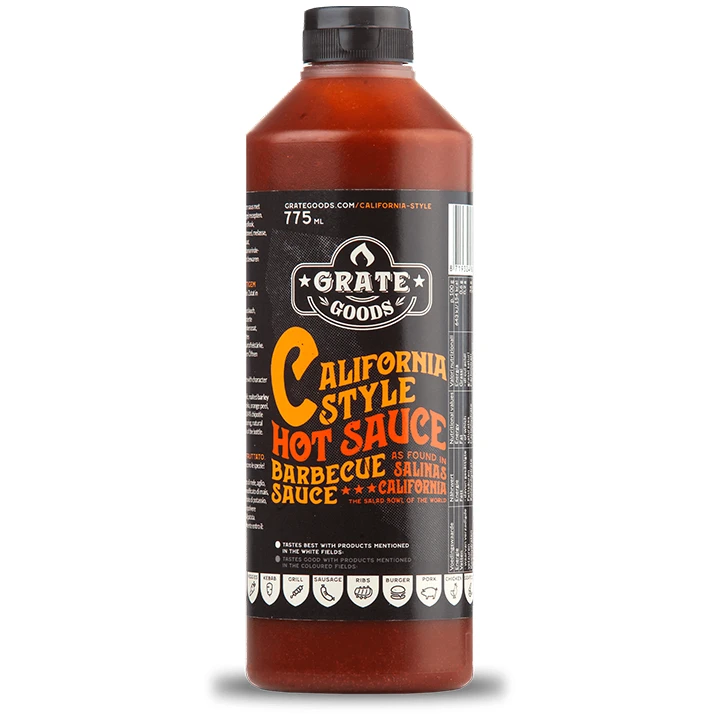 Grate Goods California Hot Barbecue Sauce XL 775 Ml 1 Grate Goods California Hot Barbecue Sauce XL 775 Ml
