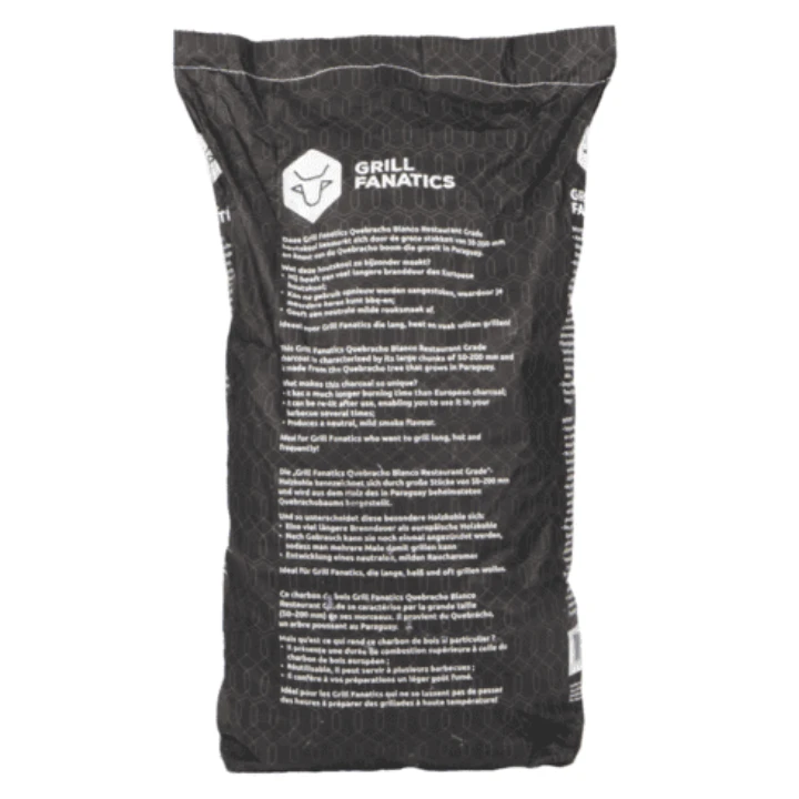 Grill Fanatics White Quebracho Restaurant Grade Lump Charcoal 10 Kg 2 Grill Fanatics White Quebracho Restaurant Grade Lump Charcoal 10 Kg - Afbeelding 2