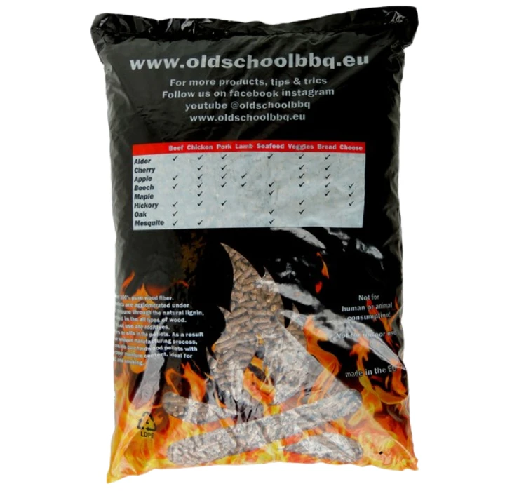 Oldschool BBQ Hickory Walnoot Pellets 9 Kg 2 Oldschool BBQ Hickory Walnoot Pellets 9 Kg - Afbeelding 2