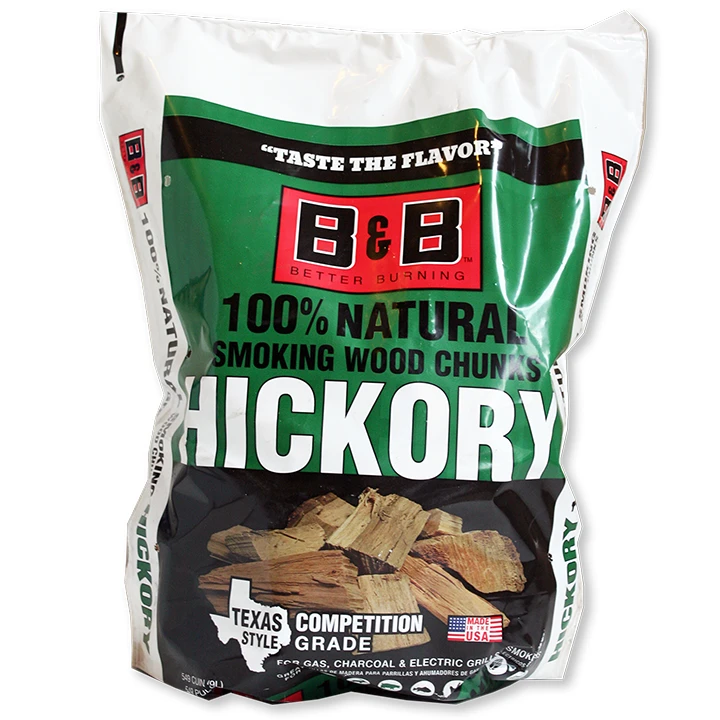 B&B Hickory Chunks 9 Liter 1 B&B Hickory Chunks 9 Liter