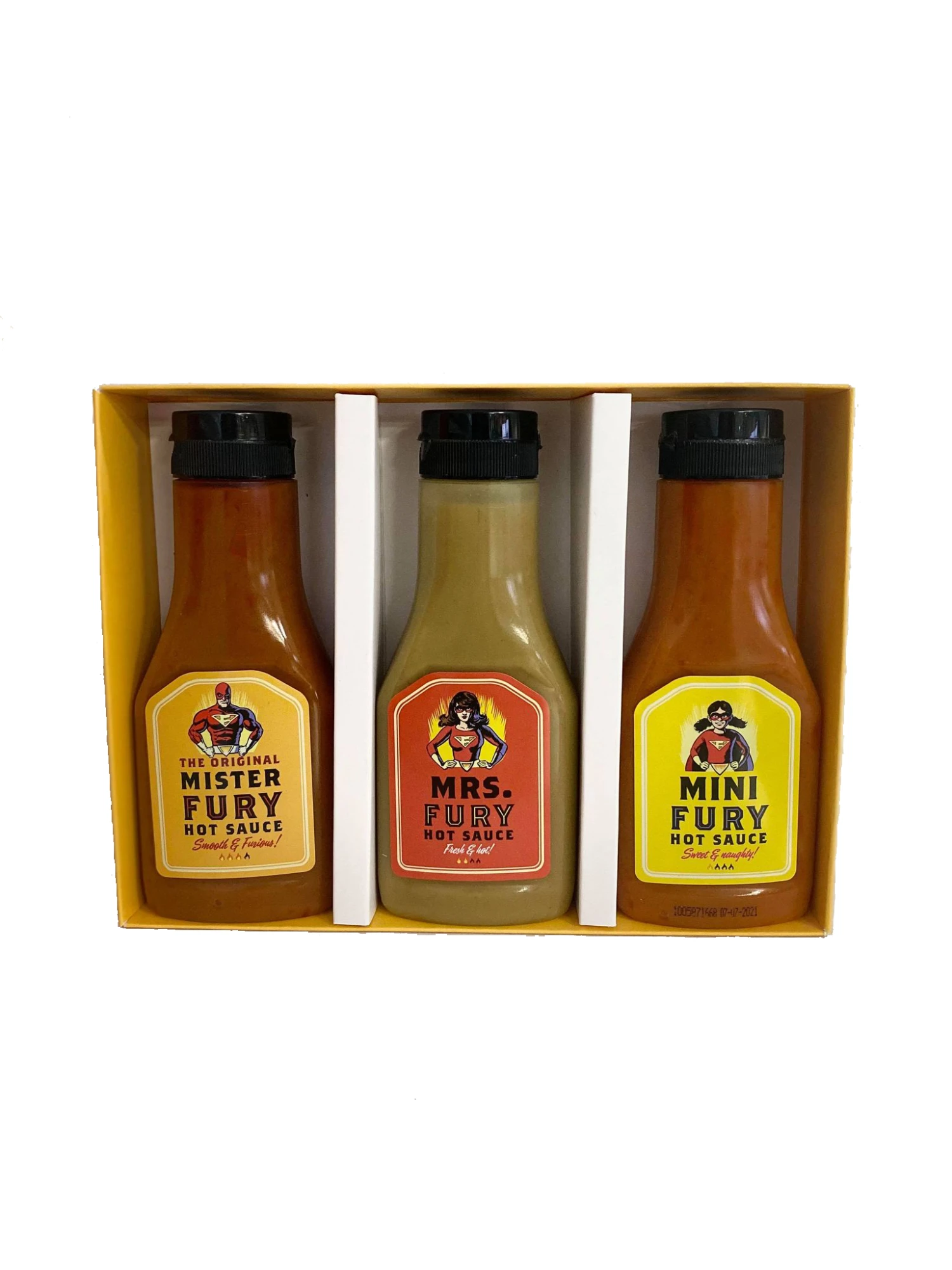 The Original Fury Hot Sauces Giftbox 2 The Original Fury Hot Sauces Giftbox - Afbeelding 2