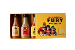 The Original Fury Hot Sauces Giftbox 8 The Original Fury Hot Sauces Giftbox -Bbq Gerelateerd Winkel image 1992