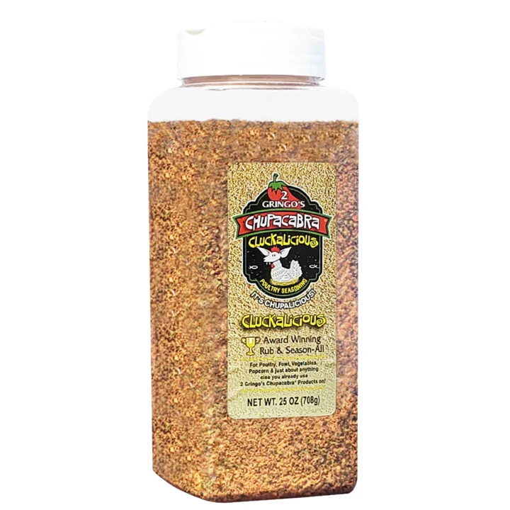 2 Gringos Chupacabra 'Cluckalicious' Chicken Rub 25 Oz 1 2 Gringos Chupacabra 'Cluckalicious' Chicken Rub 25 Oz