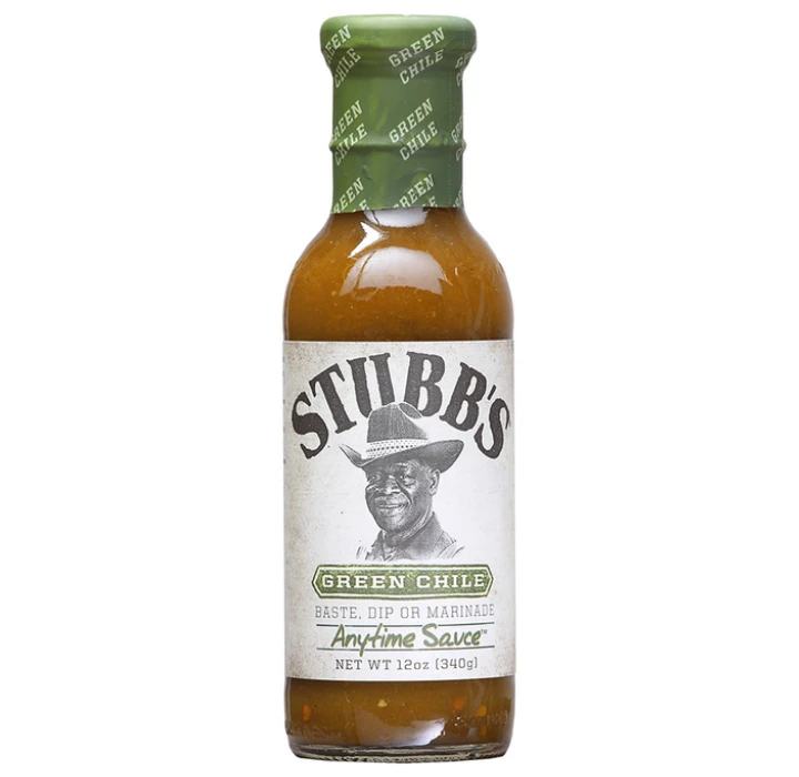 Stubb's Green Chile Anytime Sauce 12oz 1 Stubb's Green Chile Anytime Sauce 12oz