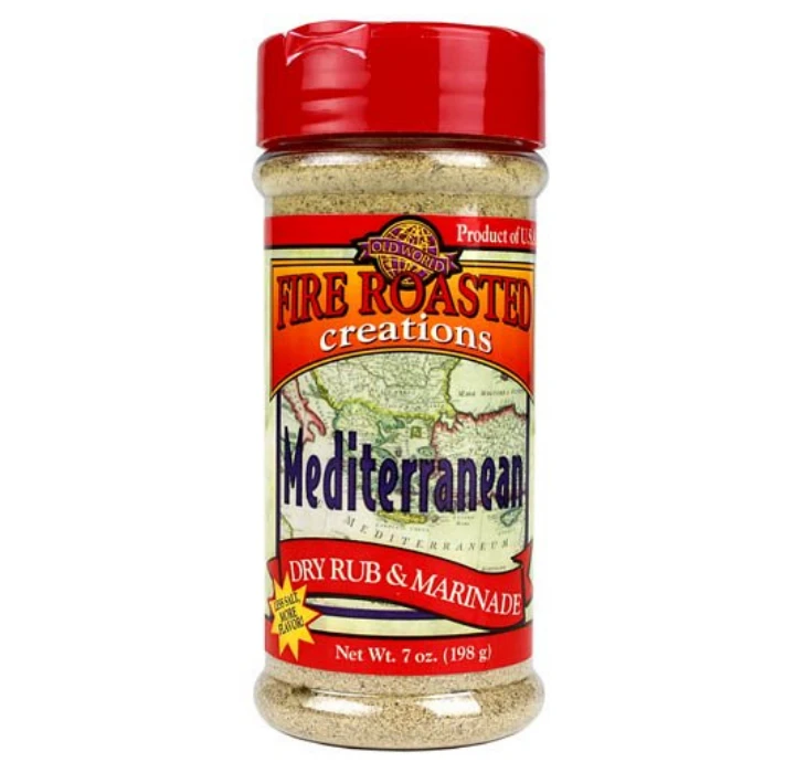Fire Roasted Creations Mediterranean Rub & Marinade 8oz 1 Fire Roasted Creations Mediterranean Rub & Marinade 8oz