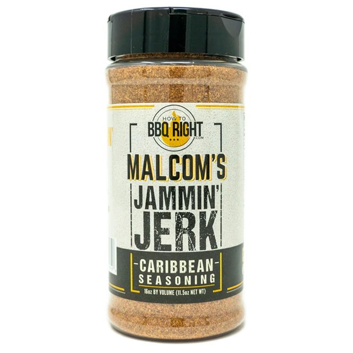 Malcom's Jammin Jerk Caribbean Seasoning 11 Oz 1 Malcom's Jammin Jerk Caribbean Seasoning 11 Oz