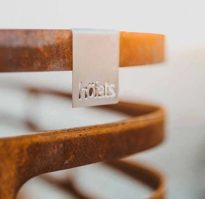 Höfats Cube Vuurkorf Cortenstaal 2 Höfats Cube Vuurkorf Cortenstaal - Afbeelding 2