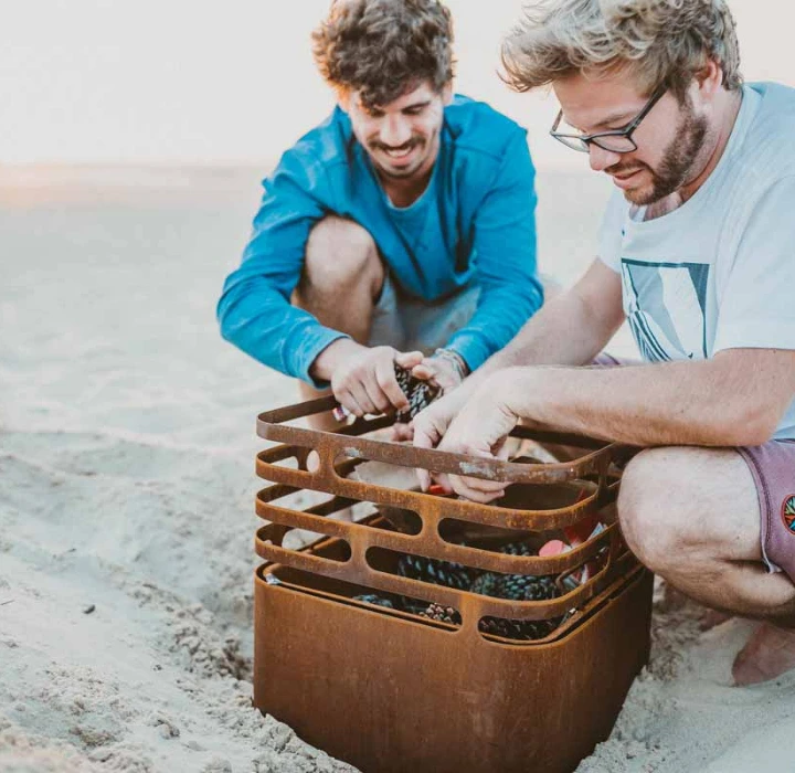 Höfats Cube Vuurkorf Cortenstaal 3 Höfats Cube Vuurkorf Cortenstaal - Afbeelding 3