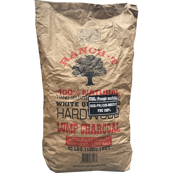 Ranch T White Quebracho Restaurant Lump Charcoal 15 Kg 1 Ranch T White Quebracho Restaurant Lump Charcoal 15 Kg