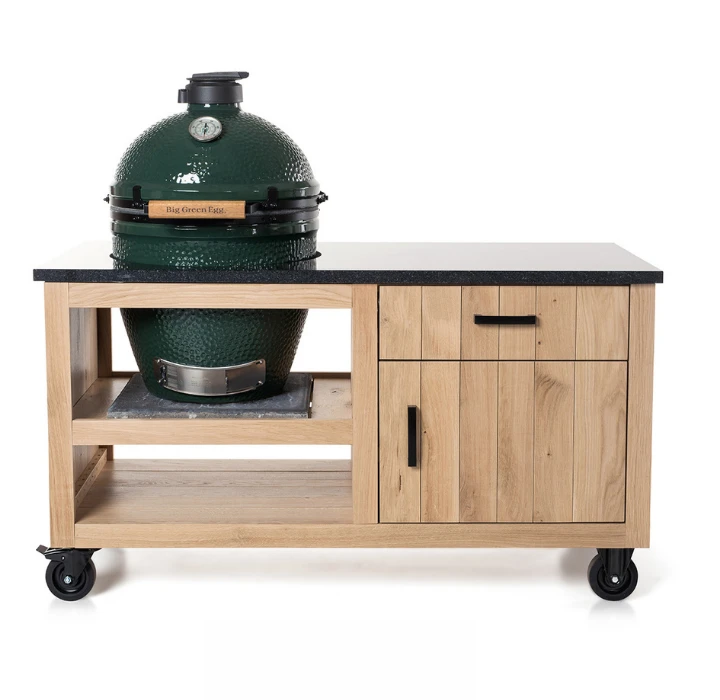 Eiken Tafel Compact Big Green Egg Medium & Large 1 Eiken Tafel Compact Big Green Egg Medium & Large