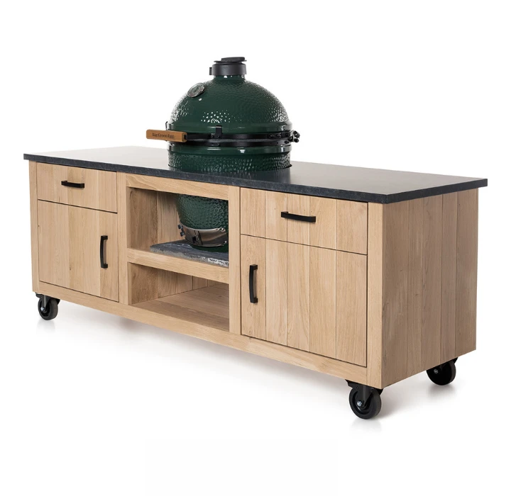 Kamado Joe Halfrond RVS Rooster Big Joe 2 Kamado Joe Halfrond RVS Rooster Big Joe - Afbeelding 2