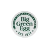 Big Green Egg Rond Tekstbord Wit EST. 1974